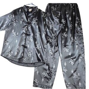 Rose Chinese Pajama Set Size XXL